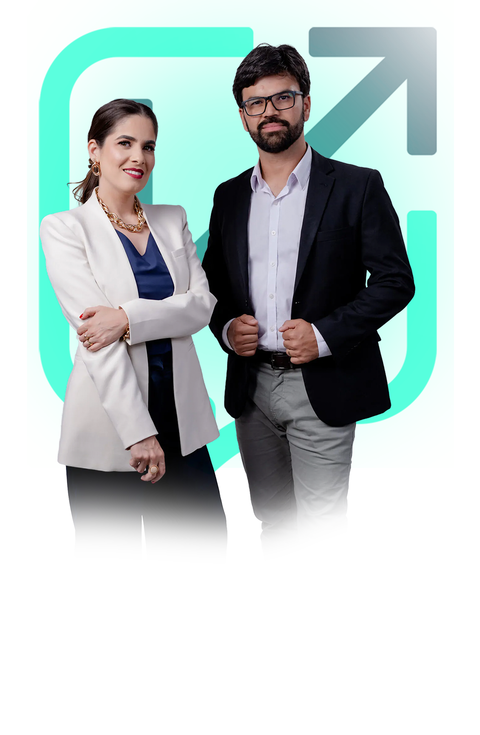 William Soares e Thiara Araújo — Fundadores da Vizzio Training